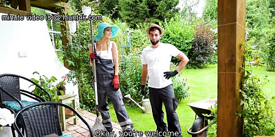 Admirable Lucky Bee at sex with thief dirt