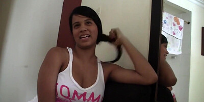 Hot amateur latina wants to be in porn