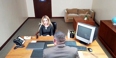 Hard drilling of Latina wife on principals desk