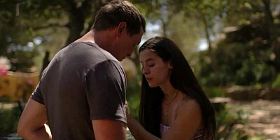 Pierce Paris Eats His Cousin Abbie Maley's Pussy On Family Trip