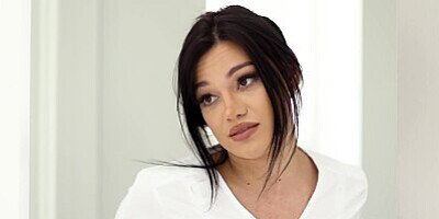 NURU MASSAGE - Big Titted Mona Azar Has Her Pussy Smashed While A Client's Waiting In The Other Room