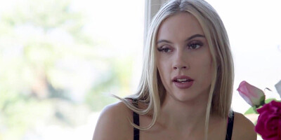Petite blonde babe facesitting lesbian sorority leader