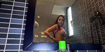 I fuck big ass Latina roommate intensely in anal and her cuckold husband surprises us !!!