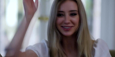 Teen blonde licks and facesits her stepsister