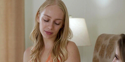 Blonde lesbian ass licking sexy stepsis