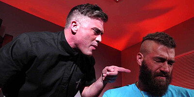 Anal nun gets fucked by pervert priest in his sinful office