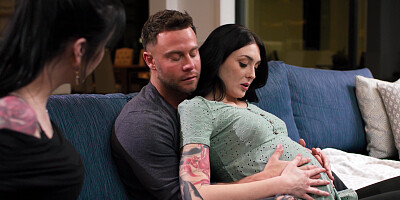 Guy fucking his coach next to his wife