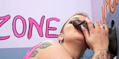Kali Roses Knocks Out Two Big Black Gloryhole Cocks