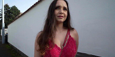 Picked up busty amateur bae pussypounded after titfuck