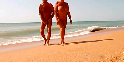 MILF Fucks With Stranger On The Beach