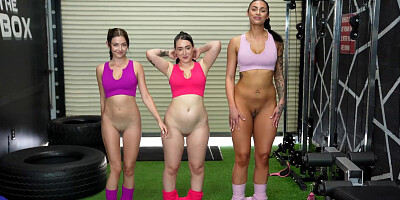Gym trainor fun with Ariana Brookie and Serena