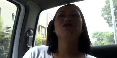 Hot Latina blows at an abandoned facility