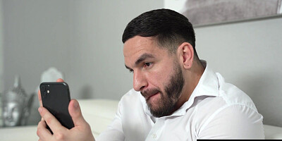 Arab teen cleaner sucking big hard cock