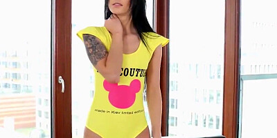 creampie mesmerizing milf in heels satisfies herself with dildo 4k
