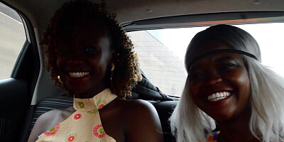 African lesbian prepared GF for huge toy