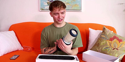 21yo teasing slut loves teasing guy while he strokes dick