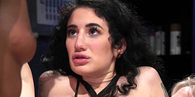 Huge tits lesbian dp fucked by two interracial lezdoms