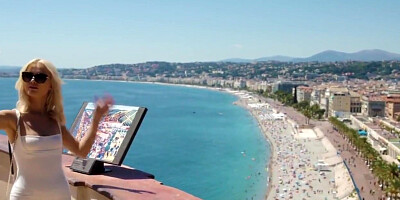 stunning lika has passionate reunion with boyfriend