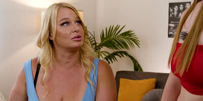 Laney gets spanking and fucking from stepmom London