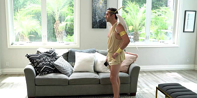 Stepdad eating out his stepdaughters Asian teen pussy