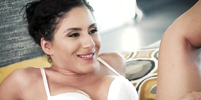 Petite babe Liv Revamped riding big cock