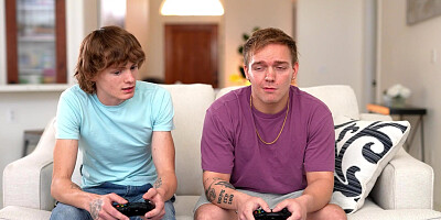 Big ass latina MILF stepmom fucks 2 boys