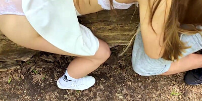 Blonde Step Sister RISKS being Caught FU