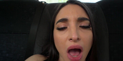 Taxi bitch with big ass pussynailed outdoor by taxi dude