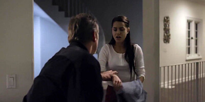 Latina babysitter impregnated by old man
