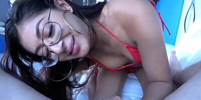 Vacation Play with Tiny Girlfriend Binky Beaz