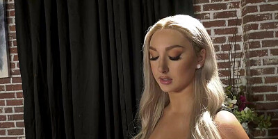 Blonde Skylar Vox Sucks Off 5 BBCs