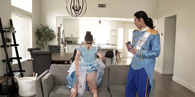 Princes Lily Fits a Magical Butt Plug in her Ass