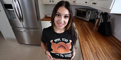 Stepdad stuffing stepdaughters wet teen pussy