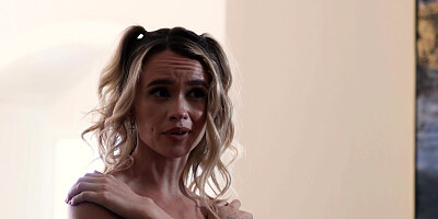 Angry dad ripped off stepdaughters dress