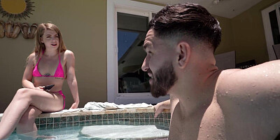 New stepsister had a crush on stepbro