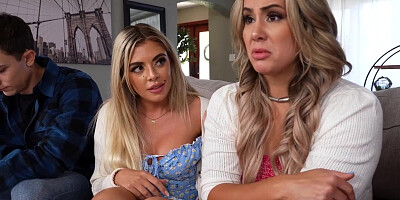 Misty and Vivianne leads foursome sex