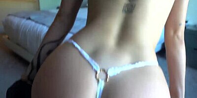 Inked Blonde Babe Angel Youngs Rides Dick After Blowjob