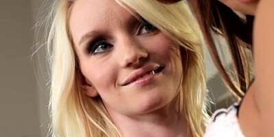 Petite blonde gets pussy licked 2