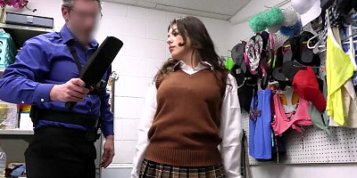 Officer observes Gal's mischievous behavior