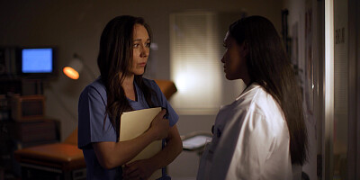 Latin MILF doctor lures a nurse into sex