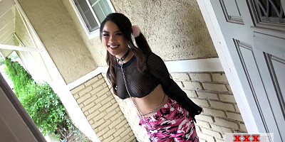 Submissive anal babe throat fucked before oiled anal action