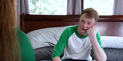 Jessie lets Jimmy cum all over her