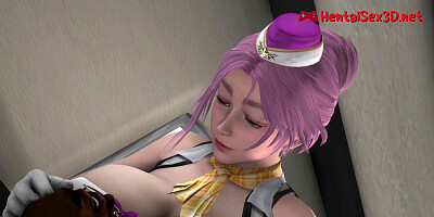 XXX Flight Check ⋗ BBC HARDCORE ⋗ 3D HENTAI Threesome