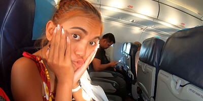 Airplane travel and sex in the hotel