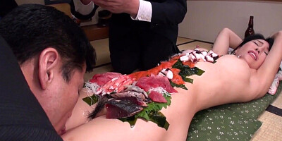 Seduced Asian facialized wildly by nympho business men