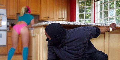BANGBROS - AJ Applegate Gets Her Big Ass Banged By Black Home Invader