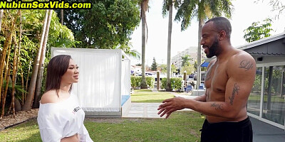 BBC fucker penetrates big titted babe in wet pussy hole