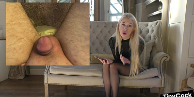 SPH solo dom babe insults small cocks in dirty talking video