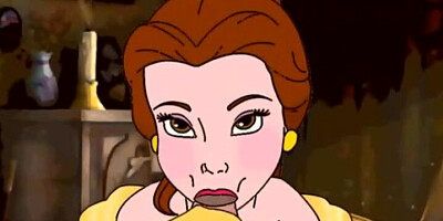 Famous toons sloppy blowjob