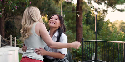 Asian Kimmy Kimm pussy licks Kendra James